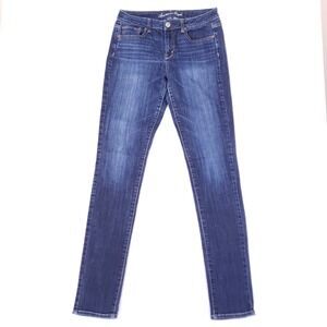 American Eagle Super Skinny Jeans Women's Size 10 Blue Y2K Denim Everyday Basic